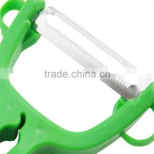 Kitchen Parer Slicer Plastic Vegetable Fruit Turnip Slicers Gadget Helper Peeler Julienne Cutter Slicer Practical Kitchen KC1071 thumbnail-3