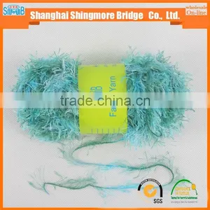 Online Shopping Knitting Yarns China Suppliers Cheapest Price Wholesale Oeko Tex Certified Feather Yarn Hand Knitting Yarn thumbnail-2