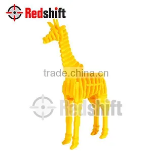 DIY Puzzle Do it Yourself Toy Giraffe 3D Felt Puzzle thumbnail-1