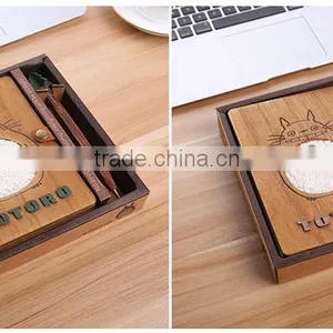 My Neighbor Totoro Cute Cartoon Wooden Anime Notebook Design B thumbnail-3