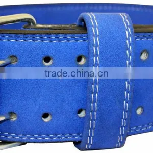 Leather Power Weight Lifting Belt 13 mm Lever Buckle and Pin Buckle thumbnail-6