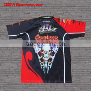 Polyester Sublimated Printing Mens Motorcycle Wear thumbnail-1