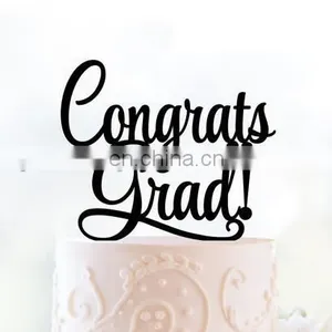 Hot Sale Personalized Acrylic Cake Topper Black Cake Topper thumbnail-1