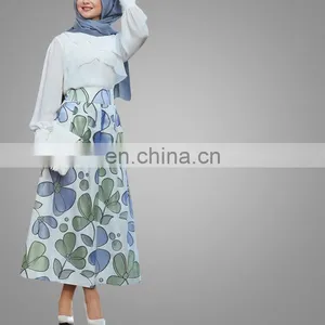 New Arrival Summer Latest Long Skirt Stylish High Waisted Printed Skirt For Women Plus Size Causal Long Maxi Skirt thumbnail-4