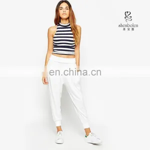 Fashion Elastic Band Leg Open Women's Harem Pants thumbnail-2