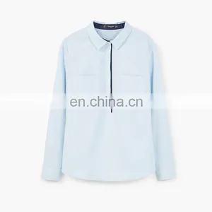 Women's Clothing Manufacturer Latest Design Ladies Office Formal Wear Shirts thumbnail-6