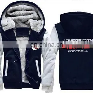 Hot Sale! American Football Jersey Zipper Hoodie Sports Jacket thumbnail-5