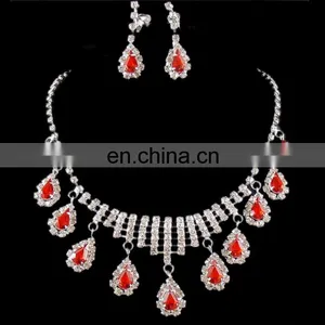 Fashion Belly Dance Necklace Earrings Set Accessory Jewelry for Women P-9040# thumbnail-1
