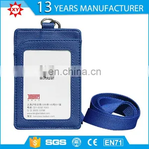 Custom Leather id Card Holder Lanyard thumbnail-6