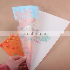 Creative Design Plastic A4 L Shape 3D Lenticular File Folder for Student thumbnail-6