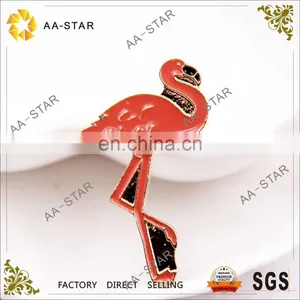 Flamingo Design Custom Metal Pin Badges thumbnail-1