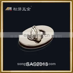 Durable Handbag Hardware Lock, Shiny Zinc Alloy Lock Hardware For Lady Lock thumbnail-3