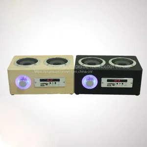 New Private Model Wooden Bluetooth Subwoofer Speaker Box Phone, Computer, Radio, Plug and Headset Speaker Manufacturer Customized thumbnail-4
