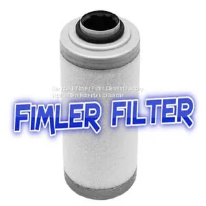 Replacement Busch Vacuum Pump Exhaust Filter Elements 0532000512, R5 / RA / RC 0055 E, R5 / RA / RC 0025 E thumbnail-1