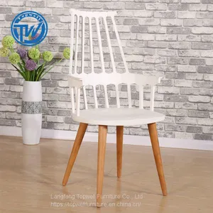 DC-6045 Topwell Hot Sale PP Plastic Chair Leisure Chair Dining Chair thumbnail-1