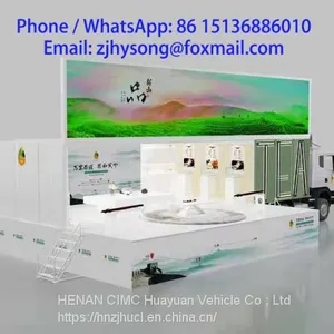 13 m Mobile LED Advertising Stage Truck thumbnail-3