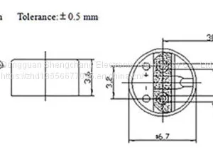Electromagnetic Passive Buzzer Sc6736 thumbnail-2
