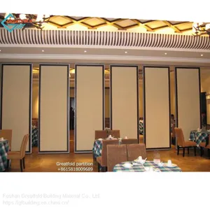 Room Partition Walls Folding Office Soundproof Acoustic Screen Hanging Style Melamine Board Operate Walls Folding Foldable Hotel Walls Room Partitions thumbnail-2