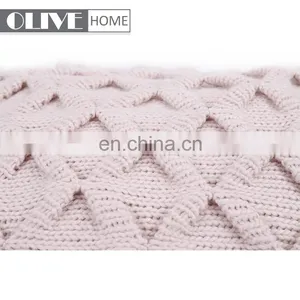 2018 American Style Knit Home Decorative Sofa Cushion Cover With Buttons thumbnail-7