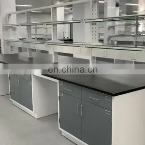 SGS Approved Chemistry Laboratory Equipment All-steel Work Bench Hospital School Laboratory Furniture Island Work Bench thumbnail-1