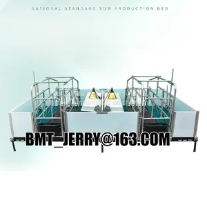 Hot Dip Galvanized Customized Size Sow Farrowing Cage for Swine Farm thumbnail-5