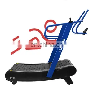 Low Cost Curved Treadmill&air Runner Self-generate Running Machine Mechanical Treadmill for Gym 76kg Weight Exercise Equipment thumbnail-1