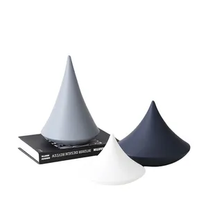 Water Drop Nordic Modern Style Color Paint Geometry Art Ceramic Soft Decoration For Living Room thumbnail-1
