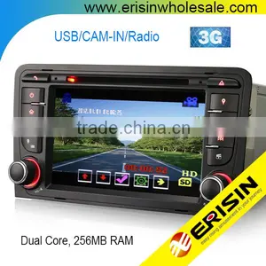 Erisin ES7047A 2 Din 7 Inch Touch Screen Car Radio Bluetooth for RNSE-PU A3 thumbnail-1