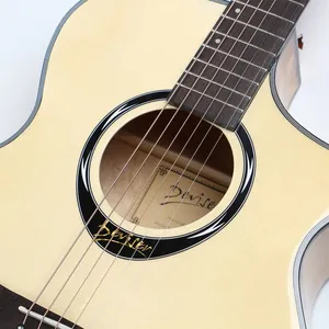 Factory Wholesale Price Deviser Acoustic Guitar L-610-N 40 Inch Auditorium Cutaway High-glossy Guitar thumbnail-3