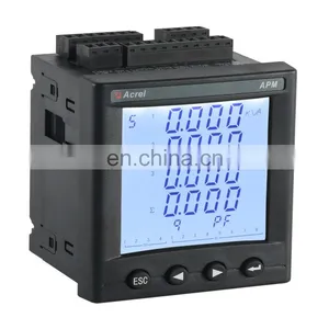 AC Multifunction Energy Meter Ethernet/RS485 3-phase Panel/embedded Mount Acrel APM800 TF Flash Card/Micro SD thumbnail-1