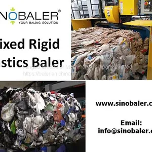 Mixed Rigid Plastics Baler Machine thumbnail-1