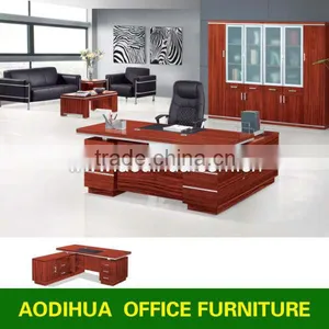 A623 New Series Office Desk/office Computer Desk/ Wooden Desk With Modesty Panel 1.6 Meter thumbnail-1