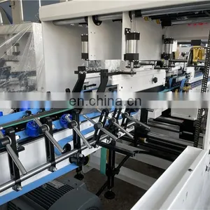 UFG600AG Automatic Pre-fold Crash Lock Bottom Folder Gluer, Fried Chicken Packaging Box Folding Gluing Machine thumbnail-3