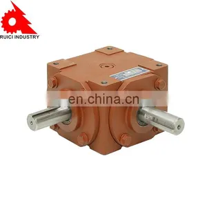 OEM Manufacturers Die Cast 90 Degree Agricultural Reduction Gearbox Housing thumbnail-1