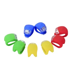 Wholesale Bicycle Lights LED Silicone Bicycle Front Lights Can be Customized thumbnail-2