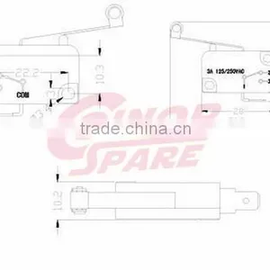 Cheap Price Custom High Quality Sliver Contact Micro Switch thumbnail-3