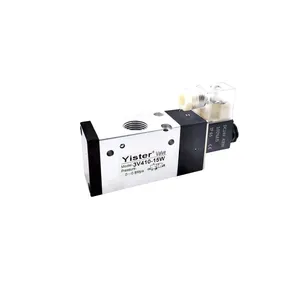 3/2 Way Normally Closed 3V410-15W External Pilot Pneumatic Electric Solenoid Valve thumbnail-1