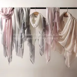 High Quality Super Soft Colorful Winter Fashionable Women Cashmere Scarf/cashmere Shawl thumbnail-1