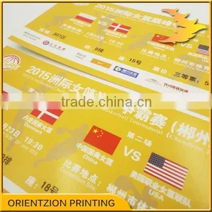 Match Tickets, Variable Data, QR Code Ticket, Numbering Printing, Anti-fake Tickets, Serial Number Printing thumbnail-2