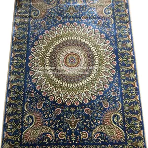 2x3ft High Density Handmade Silk Persian Rug thumbnail-1