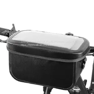 Direct Factory Custom Bicycle Bike Handlebar Bag Waterproof Bicycle Phone Front Frame Bag thumbnail-2