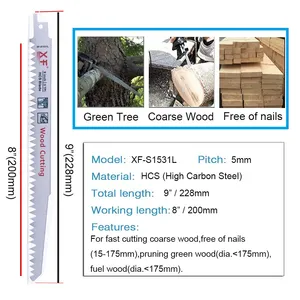 9inch 5TPI Reciprocating Saw Blade Pruning Saw Blade thumbnail-2