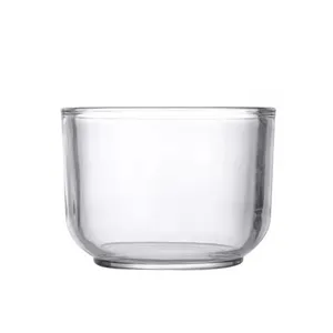 Luxury Stained Glass Candle Holder Wedding Romantic Decoration Clear Glass Jar Eternal Candle thumbnail-1