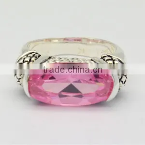 Antique Silver Natural Stone Ring thumbnail-1