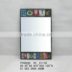 Rectangle Shape Metal Wall Mirror for Home thumbnail-1