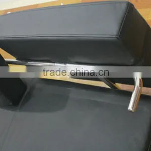 Replica French Famous Design Stainless Steel Relaxing Chinese Genuine Leather Le Corbusier LC5 Three Seater Sofa,LC5 Daybed thumbnail-5