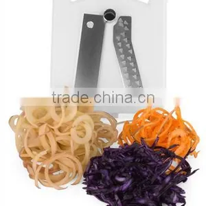 3-in-1 Tri-blade Vegetable Fruit Spiral Slicer Cutter Chopper Dicer Shred thumbnail-4