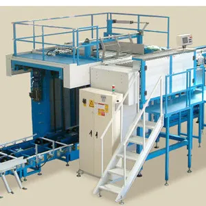 Electric 50Hz 3 Phase Packing Production Line , Bottle Can Depalletizer Machine thumbnail-3