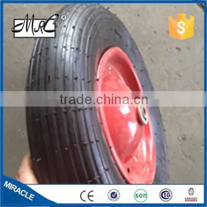 High Quality 16 Inch Pneumatic Rubber Wheel Small Wheelbarrow Wheels 4.80/4.00-8 thumbnail-4