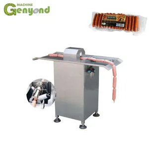 Shanghai Factory Industrial Sausage Vacuum Stuffing Maker Smoked Meat and Fish Making Machine Sausage Production Line thumbnail-4